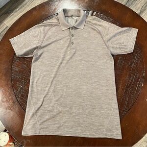 3041 Lululemon Metal Tech Vent Polo Shirt Size Small